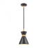 Elk Modley 1 Light Mini Pendant In Matte Black Model: 46503/1