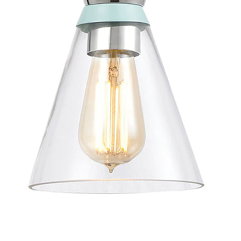 Elk Modley 1 Light Mini Pendant In Polished Model: 46463/1