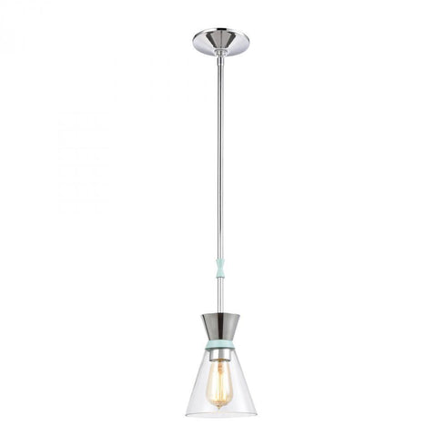 Elk Modley 1 Light Mini Pendant In Polished Model: 46463/1