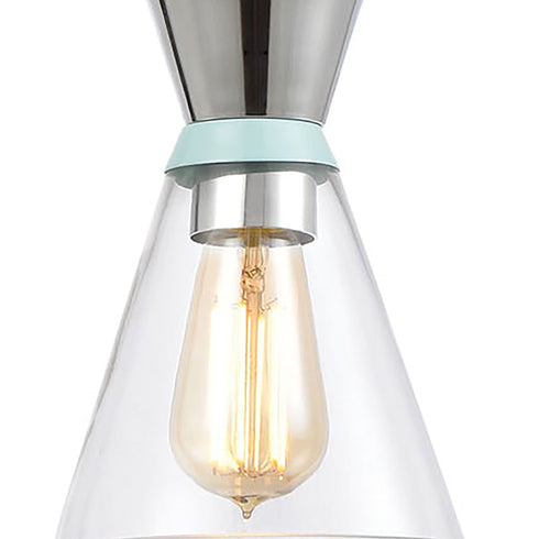 Elk Modley 1 Light Mini Pendant In Polished Model: 46463/1