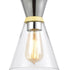 Elk Modley 1 Light Mini Pendant In Polished Model: 46483/1