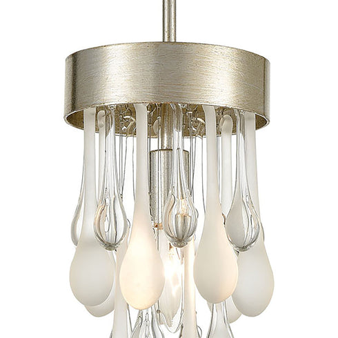Elk Morning Frost 1 Light Mini Pendant In Silver Model: 32343/1