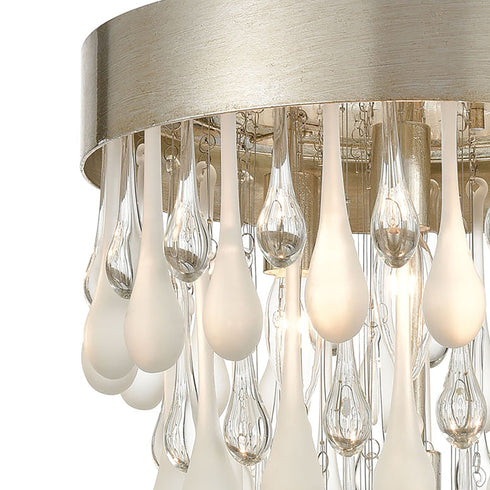 Elk Morning Frost 4 Light Flush Mount In Silver Model: 32341/4