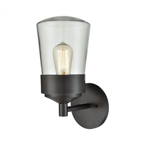 Elk Mullen Gate 1 Light Outdoor Wall Lamp In Oil Model: 45117/1
