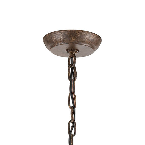 Elk Mulvaney 3 Light Island Light In Black And Model: 18256/3