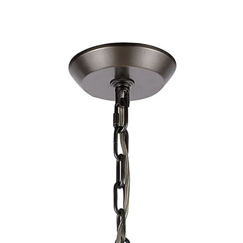 Elk Naples 11 Light Chandlier In Dark Graphite Model: 16365/11