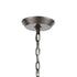 Elk Naples 8 Light Chandlier In Dark Graphite Model: 16364/8