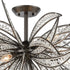 Elk Naples 8 Light Semi Flush Mount In Dark Model: 16363/8