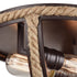 Elk Natural Rope 2 Light Flush Mount In Oil Model: 63062-2