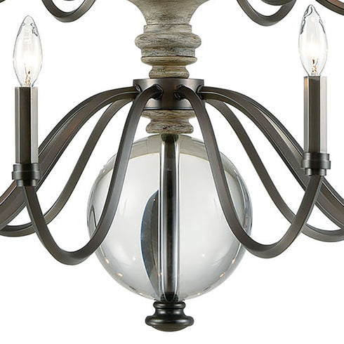 Elk Neo Classica 15 Light Chandelier In Aged Model: 32315/9+6