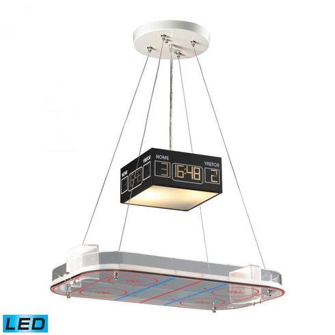 Elk Novelty 2 Light Island Light In Silver With Model: 5138/2-LED