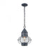 Elk Onion 1 Light Outdoor Pendant In Aged Zinc Model: 57173/1