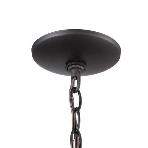 Elk Onion 1 Light Outdoor Pendant In Oil Rubbed Model: 57183/1