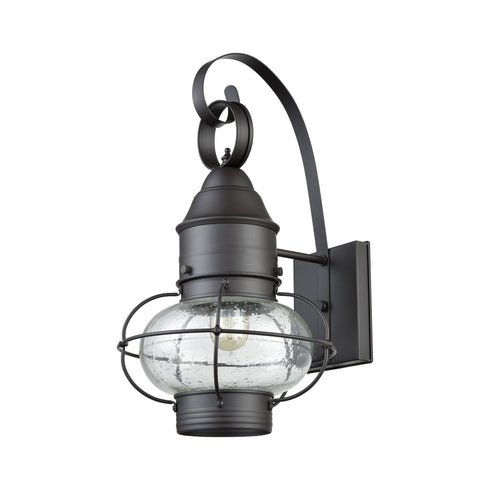Elk Onion 1 Light Outdoor Wall Lamp In Oil Rubbed Model: 57181/1