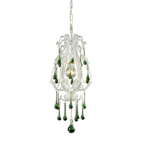 Elk Opulence 1 Light Mini Pendant In Antique Model: 12003/1LM