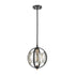 Elk Oriah 1 Light Mini Pendant In Matte Black Model: 15424/1