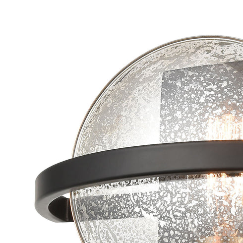 Elk Oriah 1 Light Sconce In Matte Black With Model: 15420/1