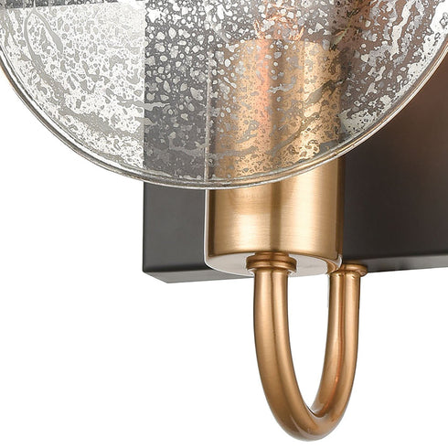 Elk Oriah 1 Light Sconce In Matte Black With Model: 15420/1