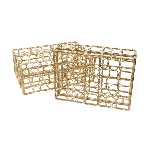 Elk Oval Ring Boxes In Washed Natural (set Of 2) Model: 287004/S2
