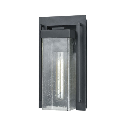 Elk Overton 1 Light Outdoor Sconce In Matte Black Model: 47500/1
