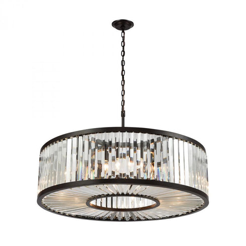 Elk Palacial 11 Light Chandlier In Oil Rubbed Model: 33068/11