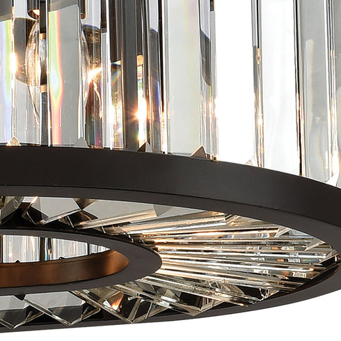 Elk Palacial 14 Light Linear Chandelier In Oil Model: 33069/14