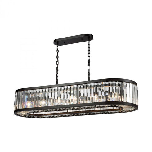Elk Palacial 14 Light Linear Chandelier In Oil Model: 33069/14