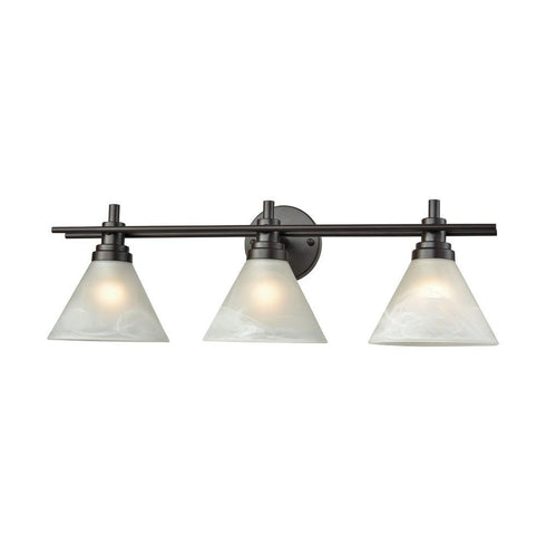 Elk Pemberton 3 Light Vanity Lamp In Oil Rubbed Model: 12402/3