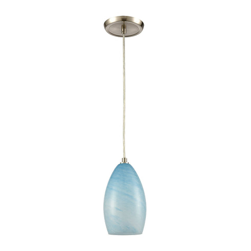 Elk Planetario 1 Light Mini Pendant In Satin Model: 30240/1