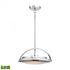 Alico (Elk) Quincy 1 Light Pendant In Chrome With White Model: LC411-PW-15