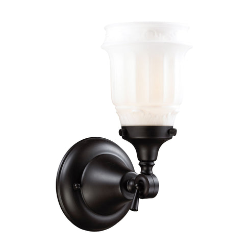 Elk Quinton Parlor 1 Light Vanity Lamp In Oiled Model: 66211-1