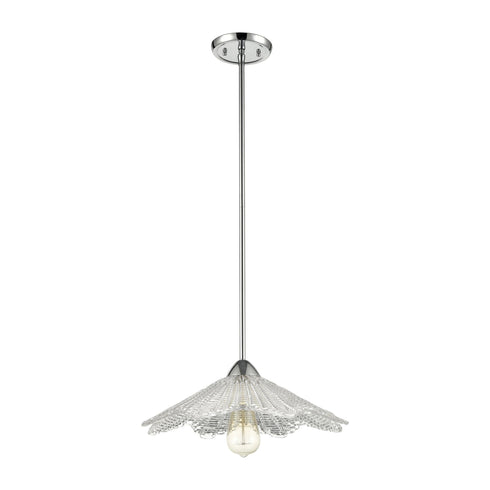 Elk Radiance 1 Light Pendant In Polished Chrome Model: 60176/1