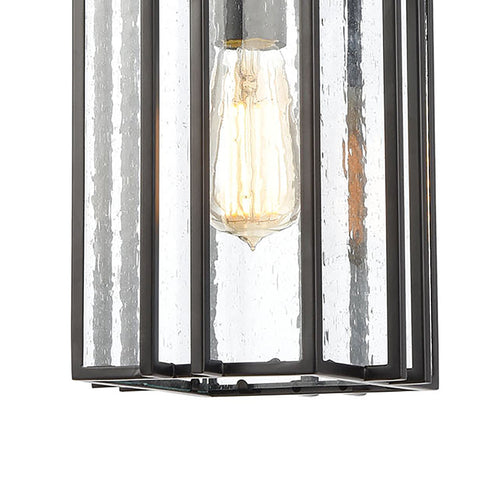 Elk Radnor 1 Light Hanging In Matte Black With Model: 46693/1
