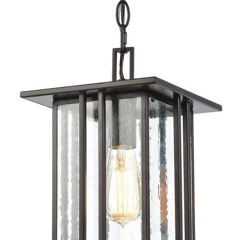 Elk Radnor 1 Light Hanging In Matte Black With Model: 46693/1