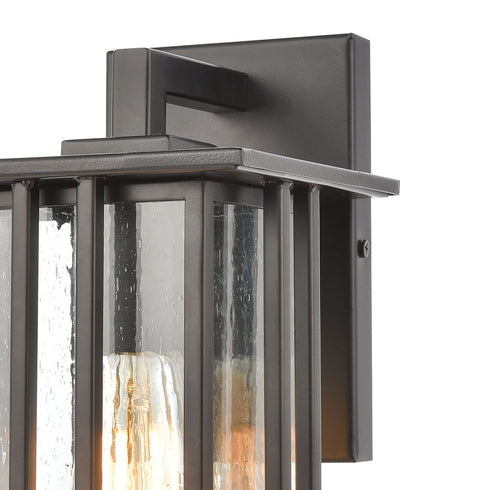 Elk Radnor 1 Light Sconce In Matte Black With Model: 46690/1