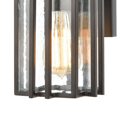 Elk Radnor 1 Light Sconce In Matte Black With Model: 46690/1
