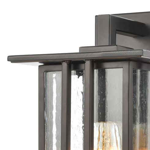 Elk Radnor 1 Light Sconce In Matte Black With Model: 46690/1