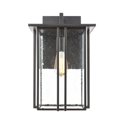 Elk Radnor 1 Light Sconce In Matte Black With Model: 46692/1