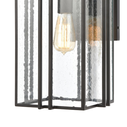 Elk Radnor 1 Light Sconce In Matte Black With Model: 46692/1