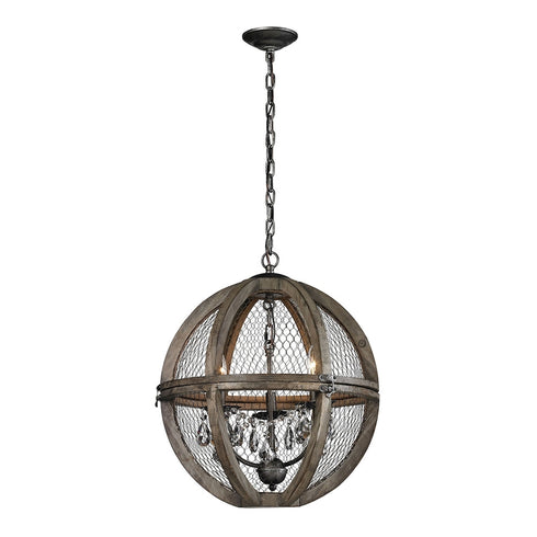 Elk Renaissance Invention 3 Light Chandelier In Model: 140-007