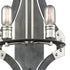 Elk Riveted Plate 2 Light Sconce In Silverdust Model: 15230/2