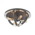 Elk Rivetedplate Flush Mount Model: 15233/4