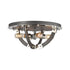 Elk Rivetedplate Flush Mount Model: 15233/4