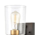 Elk Robins 1 Light Vanity Light In Matte Black Model: 46610/1