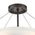 Elk Roebling 3 Light Semi Flush Mount In Oil Model: 55082/3