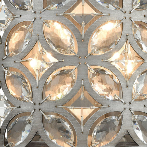 Elk Rosslyn 2 Light Sconce In Weathered Zinc And Model: 12160/2