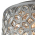 Elk Rosslyn 4 Light Flush Mount In Weathered Zinc Model: 12161/4