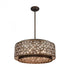 Elk Rosslyn 6 Light Chandlier In Mocha And Deep Model: 12154/6