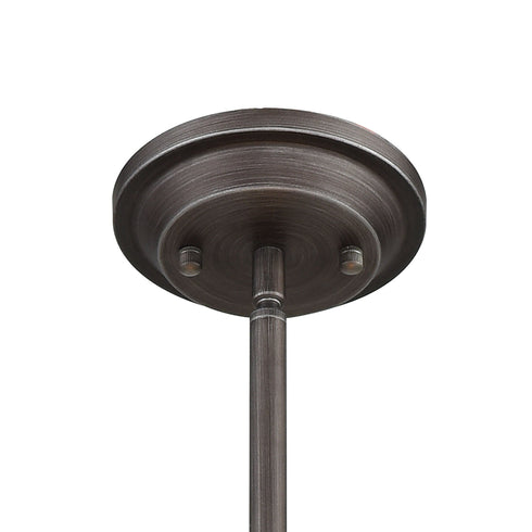 Elk Rosslyn 6 Light Chandlier In Weathered Zinc Model: 12164/6