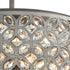 Elk Rosslyn 6 Light Chandlier In Weathered Zinc Model: 12164/6